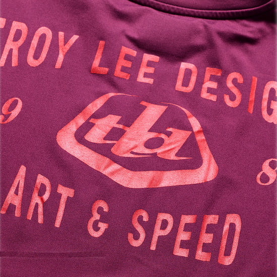 TROY LEE DESIGNS RUCKUS RIDE LOCKDOWN Lange Mouw Jersey Sangria