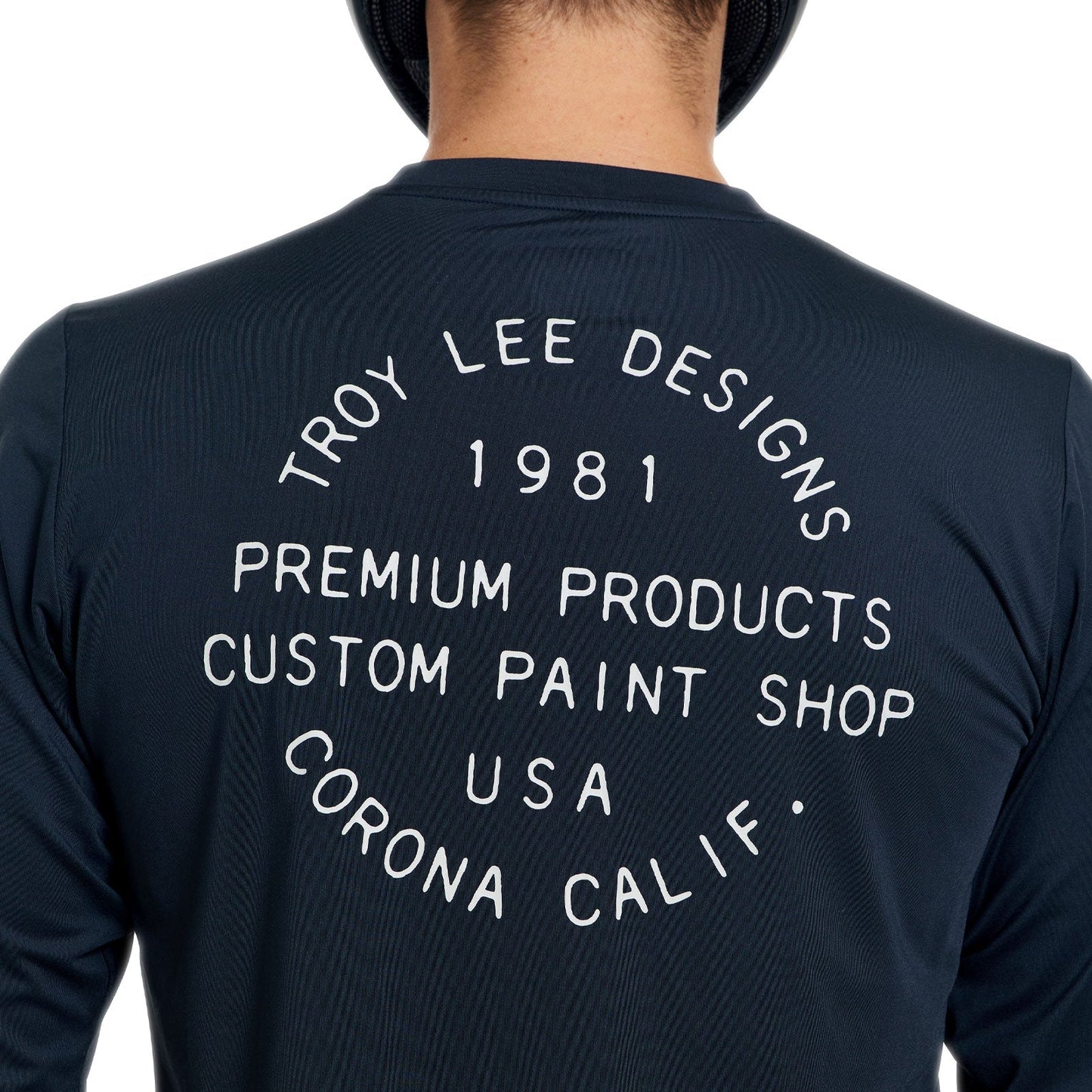 TROY LEE DESIGNS RUCKUS RIDE PRESSED lange mouwen Carbon Jersey