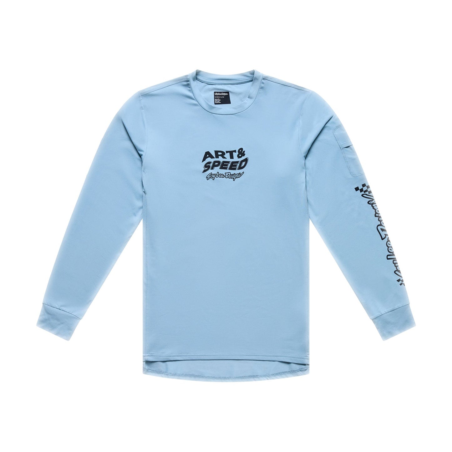 TROY LEE DESIGNS RUCKUS RIDE WAVES Jersey Lange Mouw Blauw