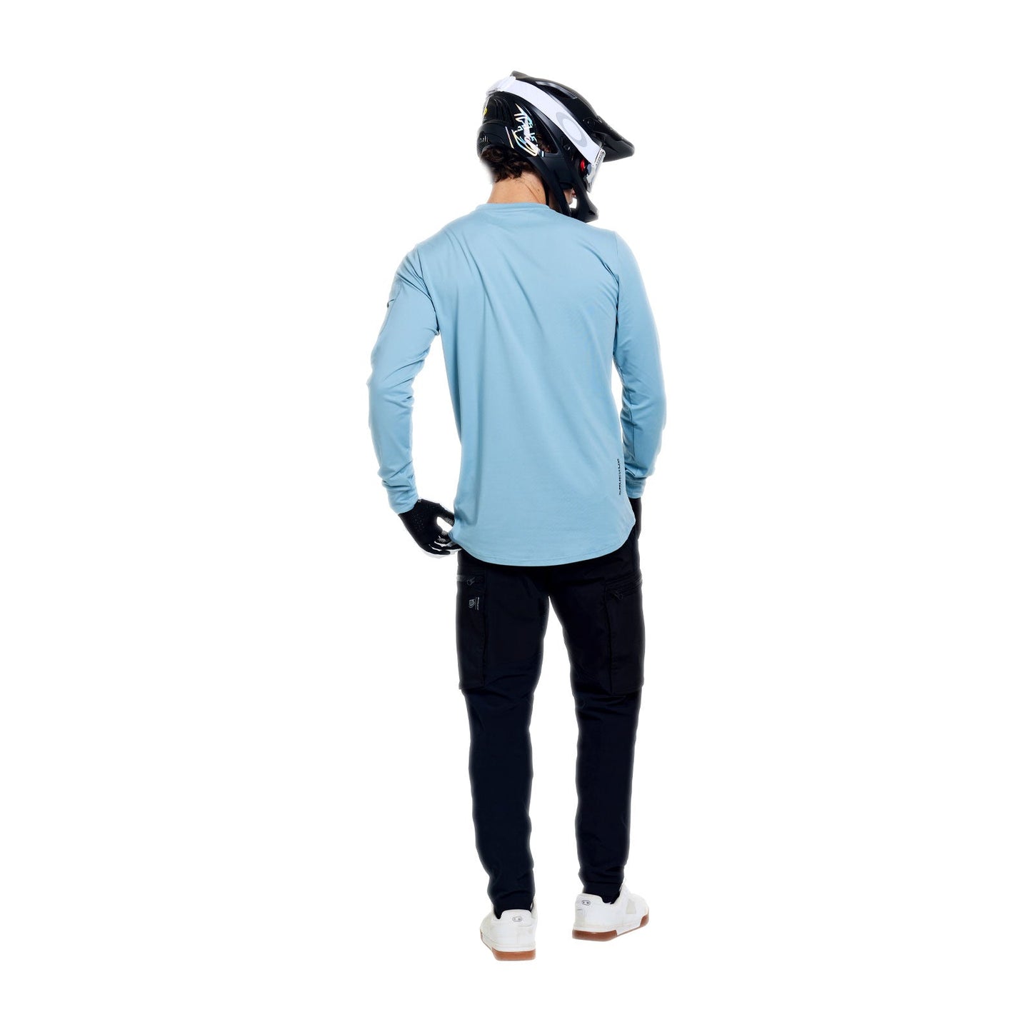 TROY LEE DESIGNS RUCKUS RIDE WAVES Jersey Lange Mouw Blauw