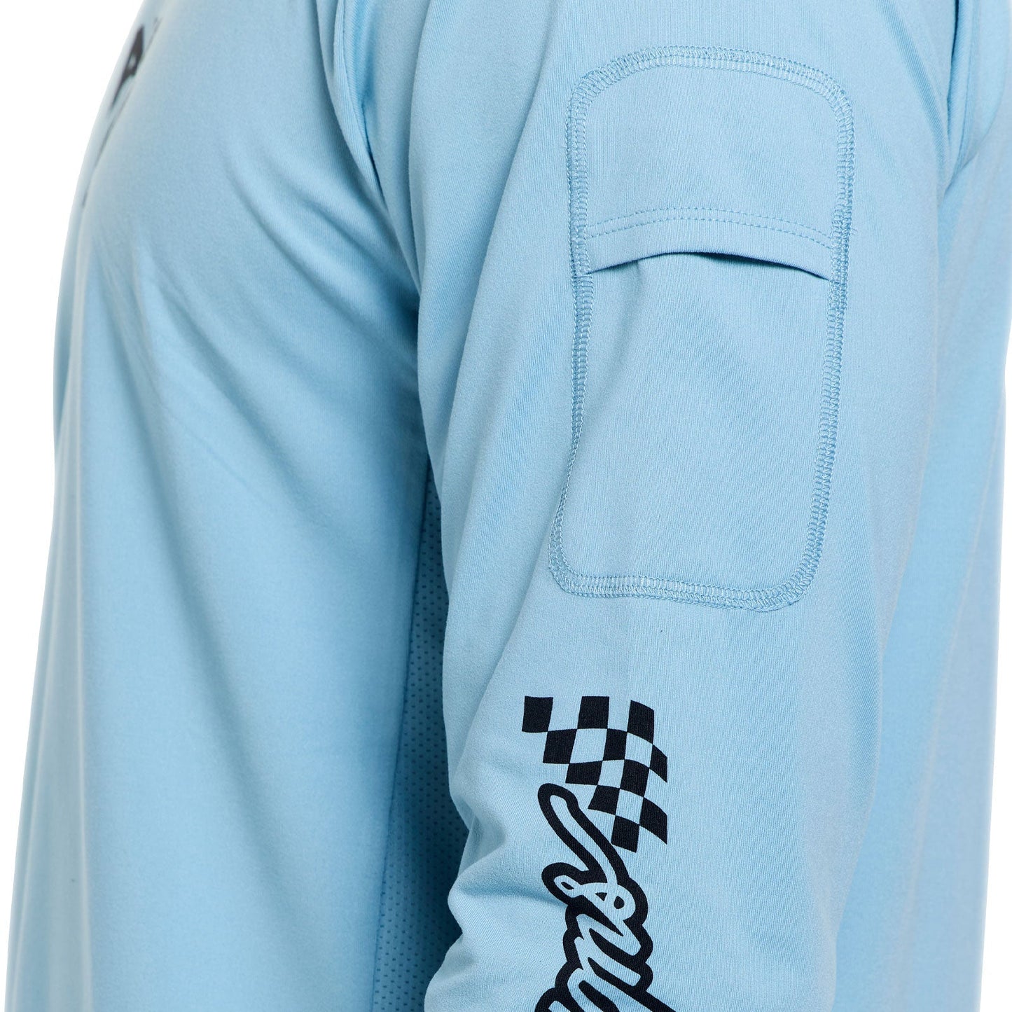TROY LEE DESIGNS RUCKUS RIDE WAVES Jersey Lange Mouw Blauw