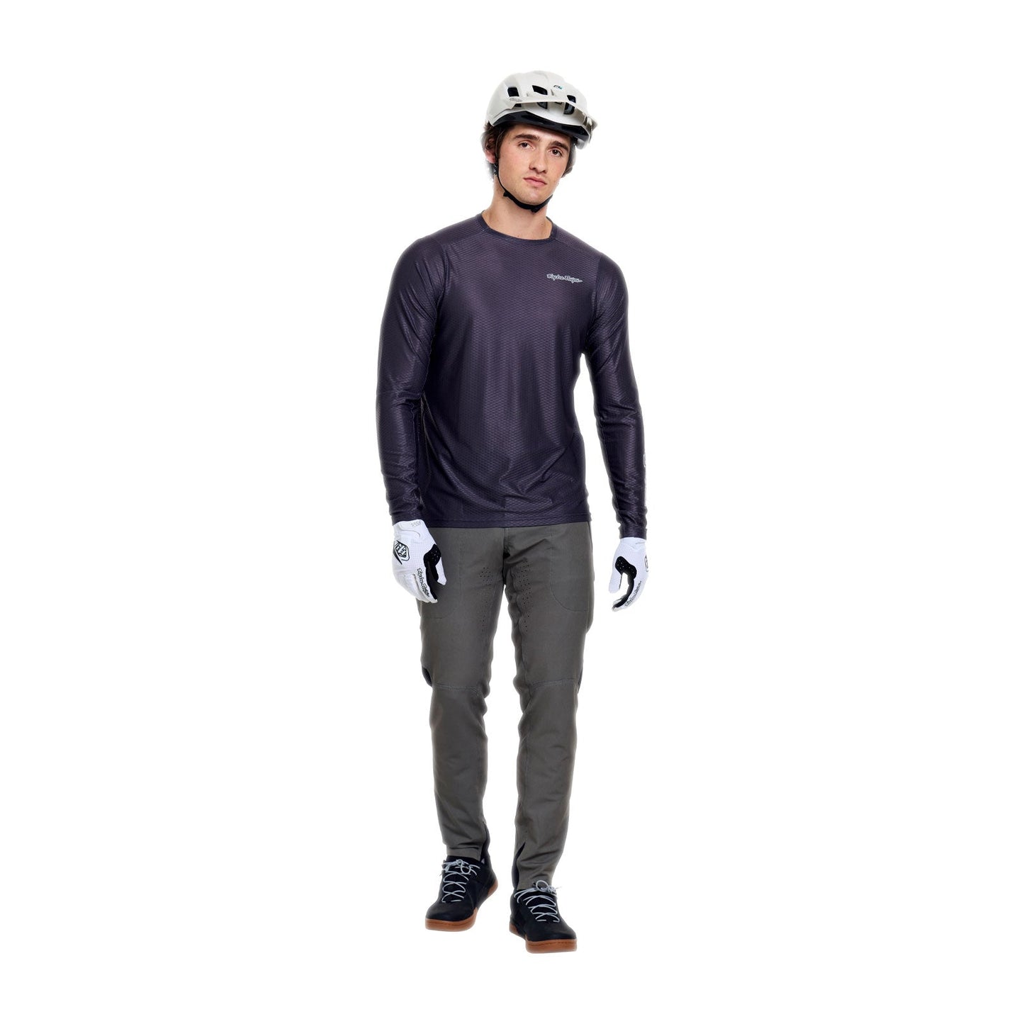 TROY LEE DESIGNS SKYLINE PRO AIR MONO Jersey Lange Mouw Carbon