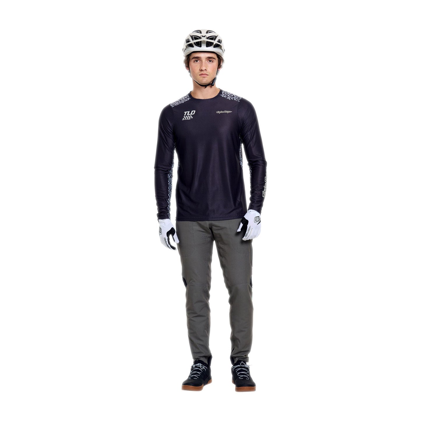 TROY LEE DESIGNS SKYLINE PRO AIR RIDGELINE lange mouwen Carbon Jersey