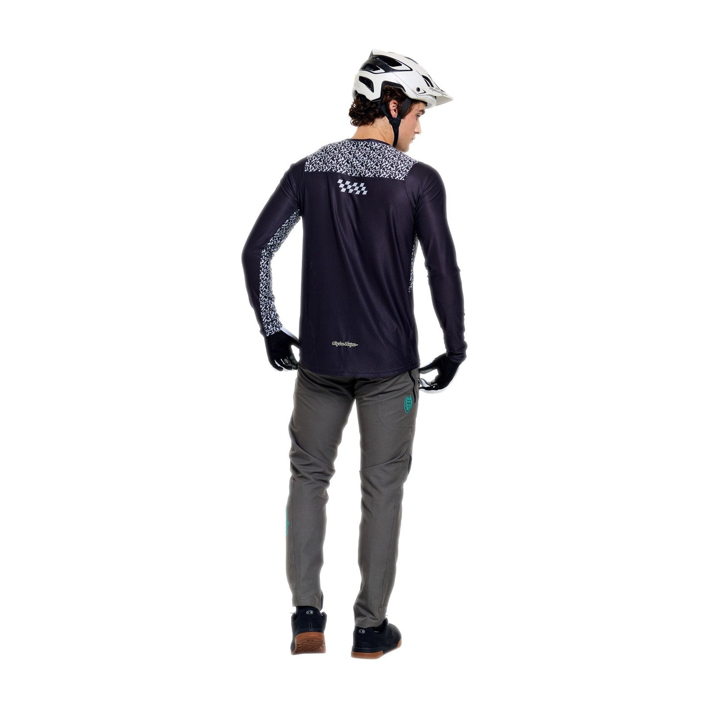 TROY LEE DESIGNS SKYLINE PRO AIR RIDGELINE lange mouwen Carbon Jersey