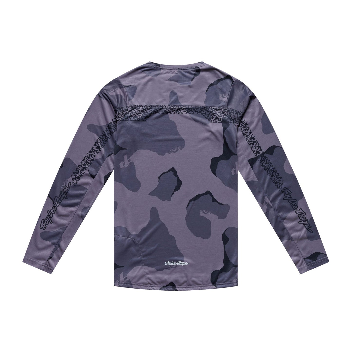 TROY LEE DESIGNS SKYLINE PRO FLOW CAMO Jersey Lange Mouw Koolstof