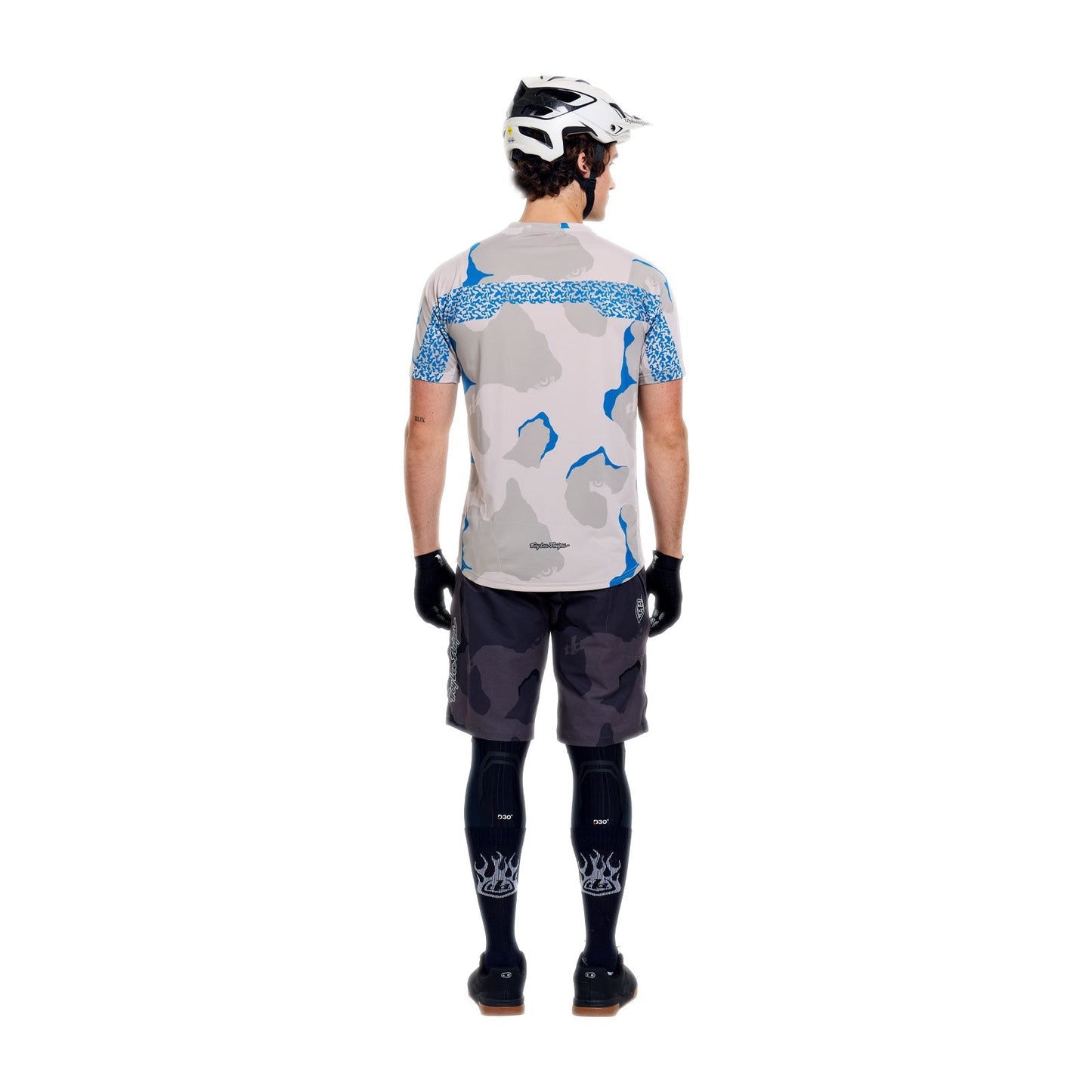 TROY LEE DESIGNS SKYLINE PRO FLOW CAMO Carbon Korte broek met voering BN3TH