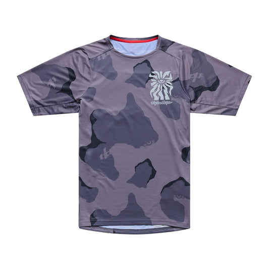 TROY LEE DESIGNS SKYLINE PRO FLOW CAMO Korte mouwen Jersey Koolstof
