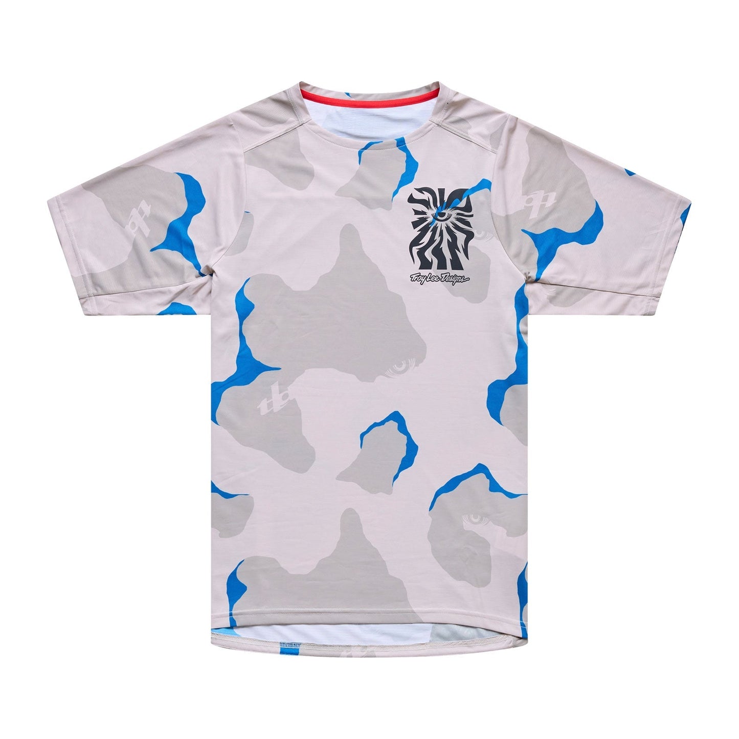 TROY LEE DESIGNS SKYLINE PRO FLOW CAMO Korte mouwen Jersey Puimsteen