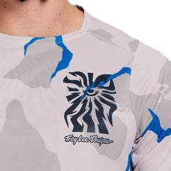 TROY LEE DESIGNS SKYLINE PRO FLOW CAMO Korte mouwen Jersey Puimsteen