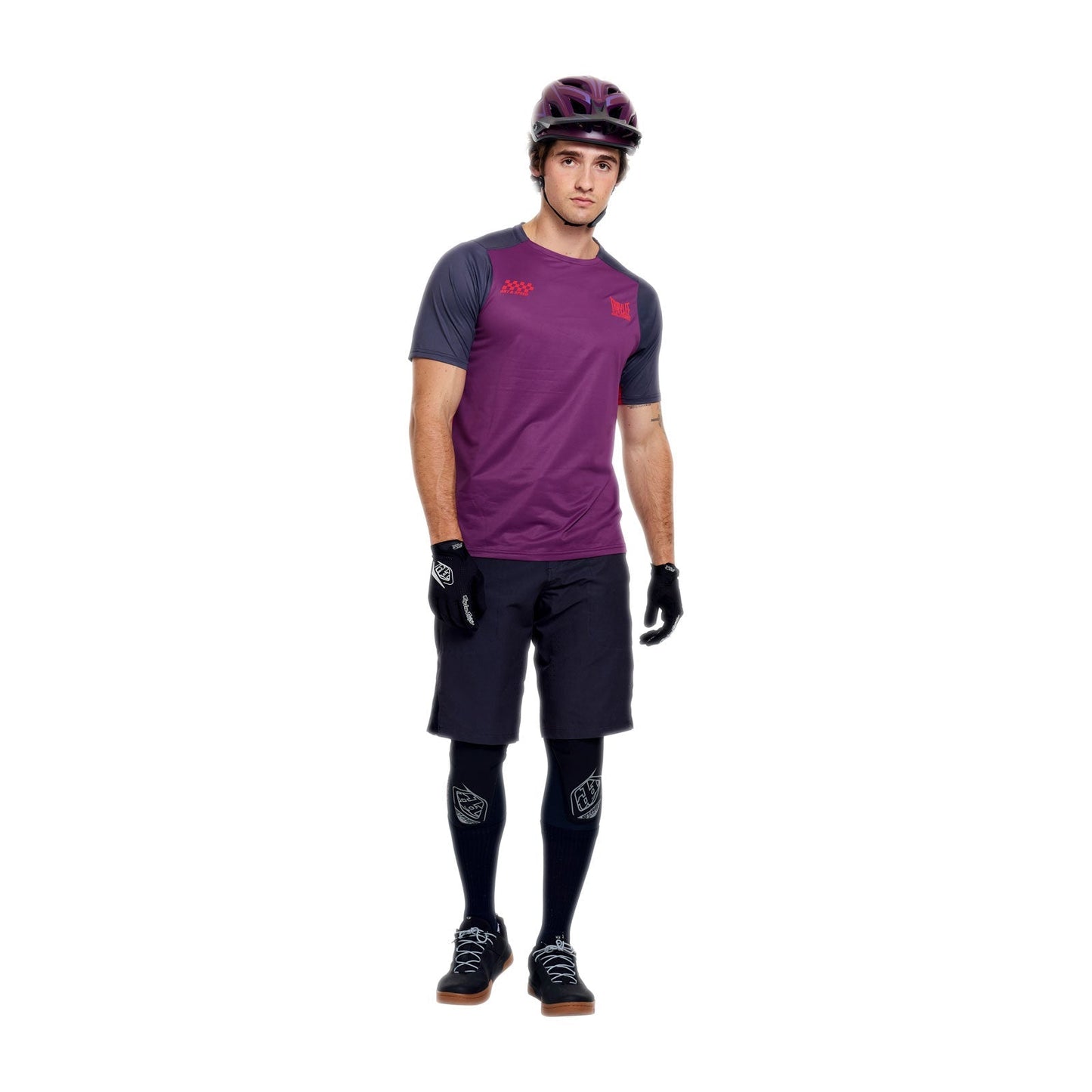TROY LEE DESIGNS SKYLINE PRO MONO Carbon Korte broek met voering BN3TH