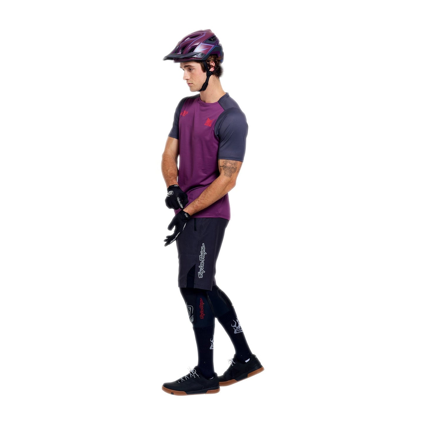 TROY LEE DESIGNS SKYLINE PRO MONO Carbon Korte broek met voering BN3TH