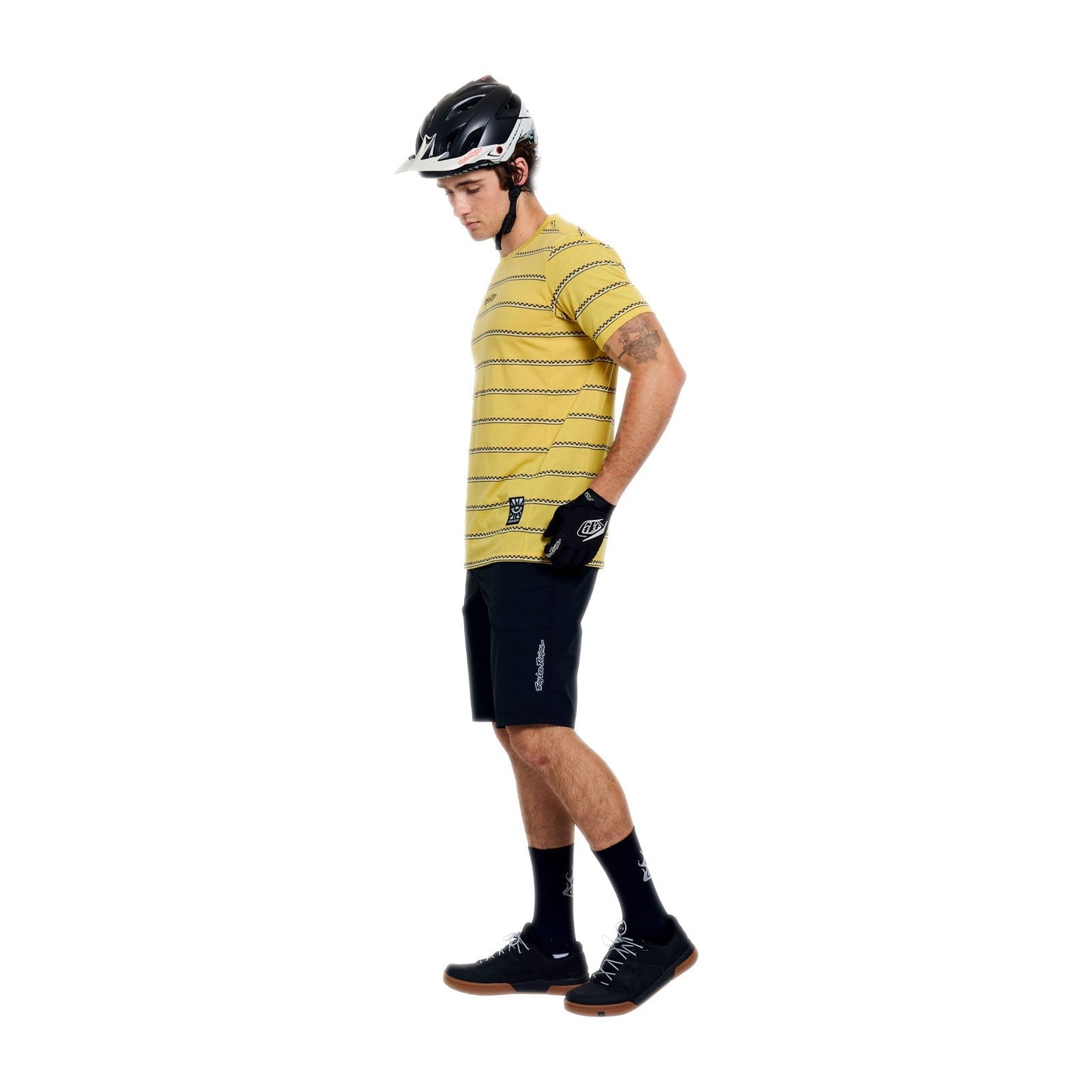 TROY LEE DESIGNS SKYLINE FAKIE RIDE Jersey Korte Mouw Geel