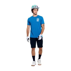 TROY LEE DESIGNSSKYLINE RIDE ONE EYE AERO Jersey Korte Mouw Blauw