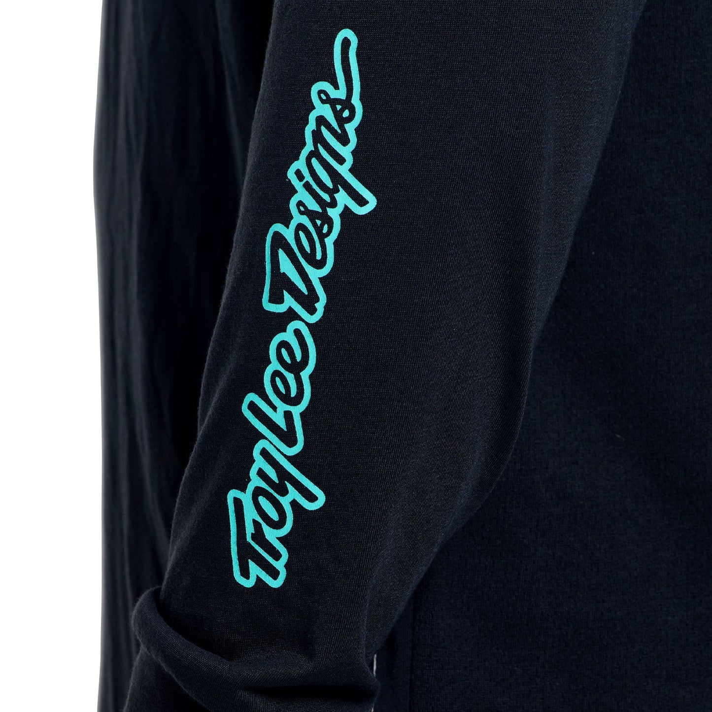 TROY LEE DESIGNS SKYLINE RIDE SIGNATURE Jersey Lange Mouw Zwart/Turkoois