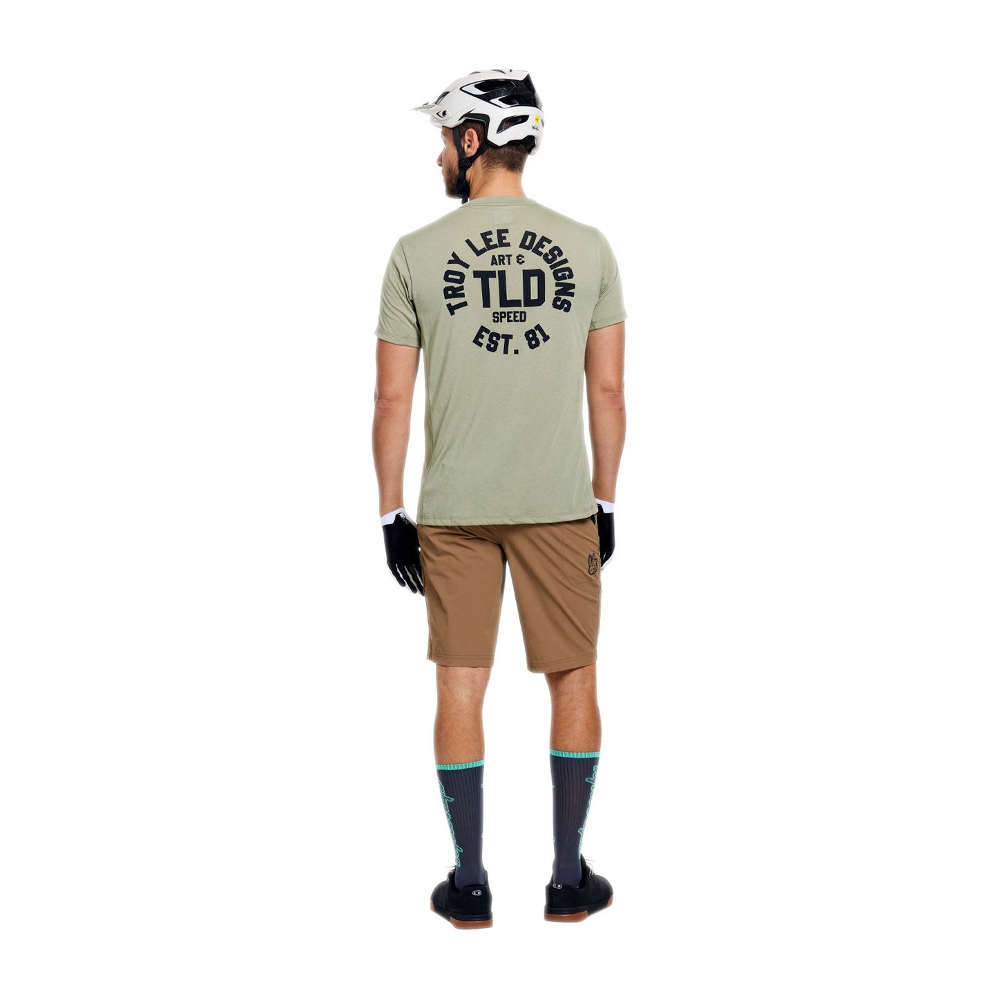 TROY LEE DESIGNS SKYLINE RIDE STAMPS Korte mouwen Jersey Sage