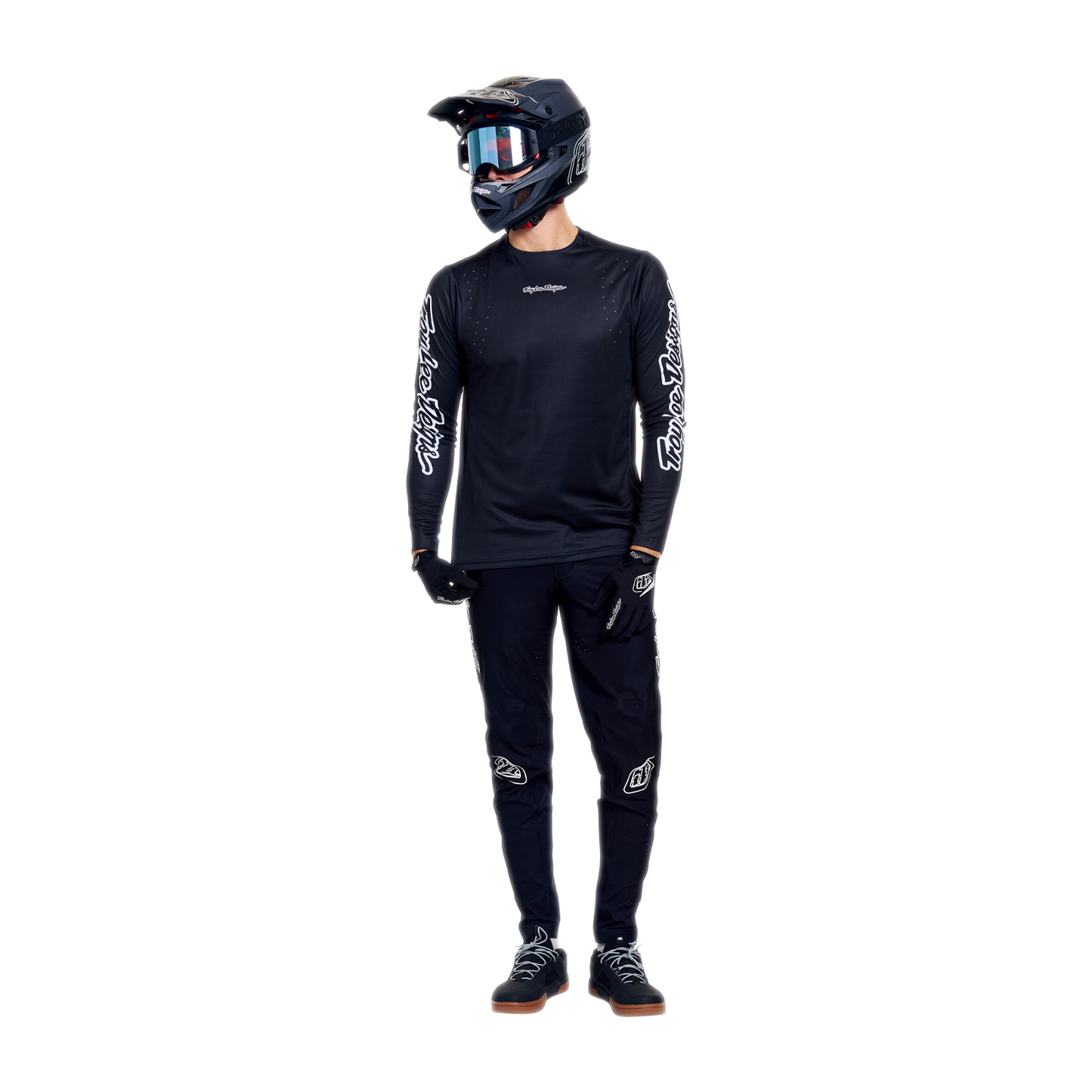 TROY LEE DESIGNS SPRINT PRO Mono Long Sleeve Jersey Zwart