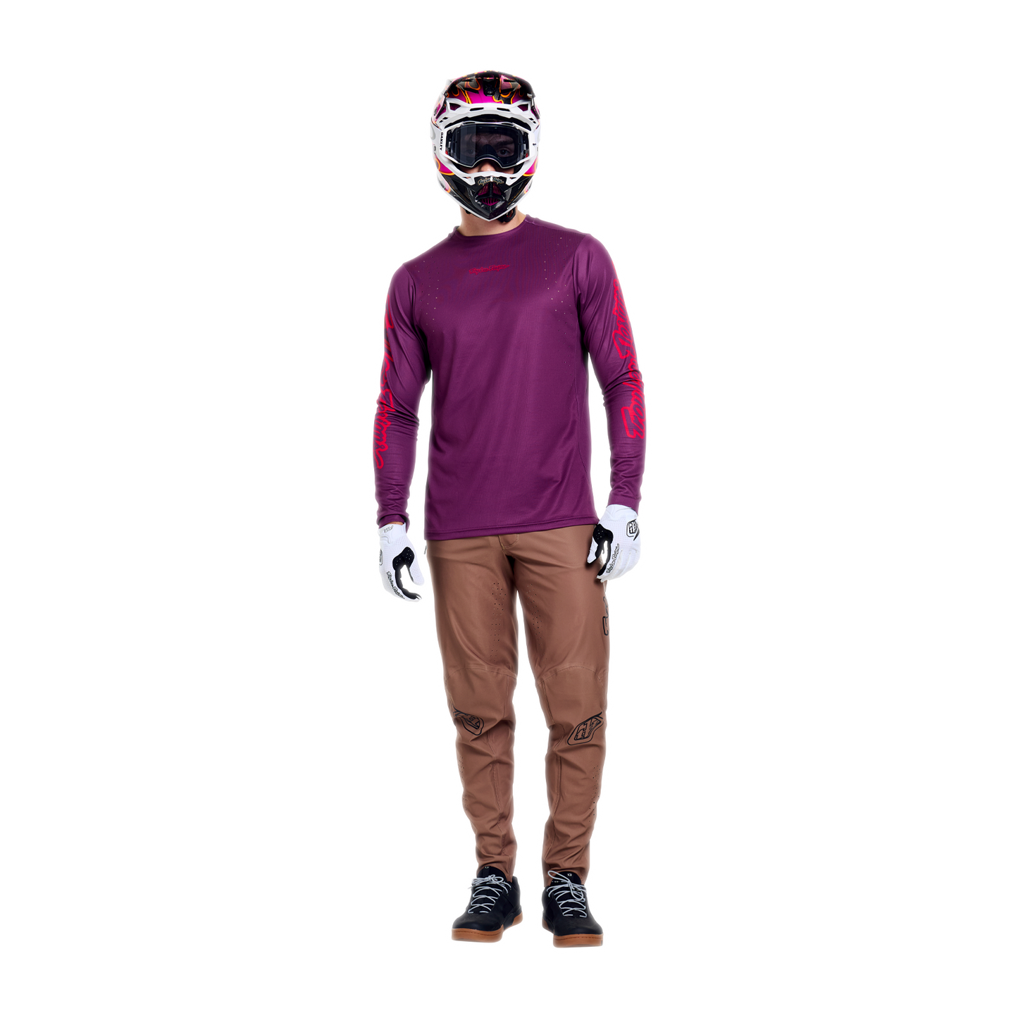 TROY LEE DESIGNS SPRINT PRO Mono Lange Mouw Jersey Sangria