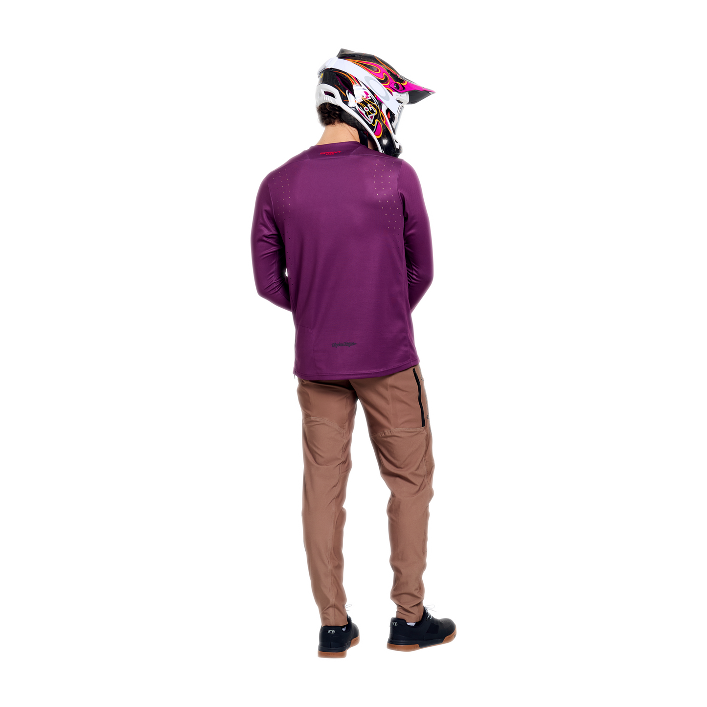 TROY LEE DESIGNS SPRINT PRO Mono Lange Mouw Jersey Sangria