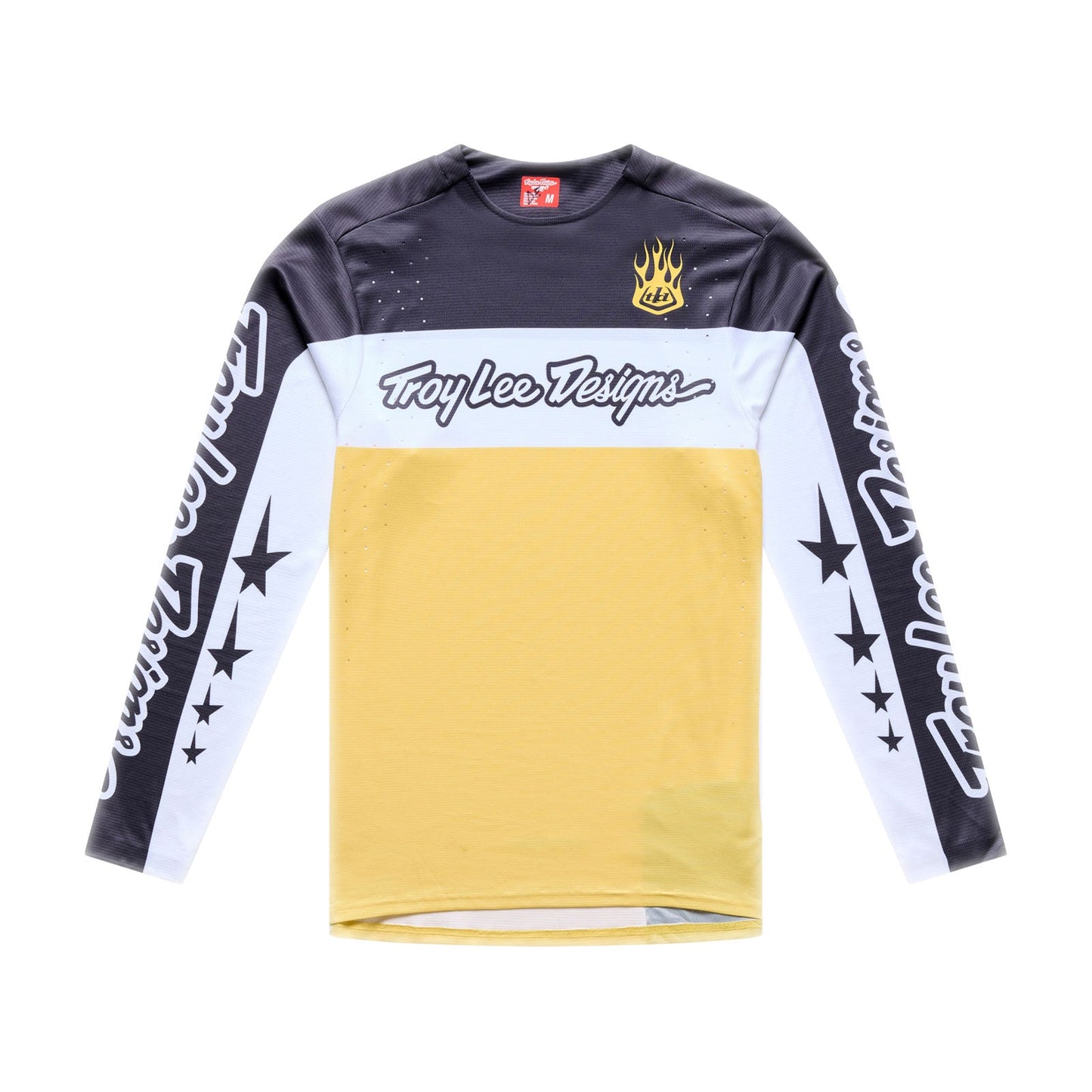 TROY LEE DESIGNS SPRINT PRO YO MOTO Lange Mouw Jersey Zwart/Geel