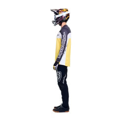 TROY LEE DESIGNS SPRINT PRO YO MOTO Lange Mouw Jersey Zwart/Geel