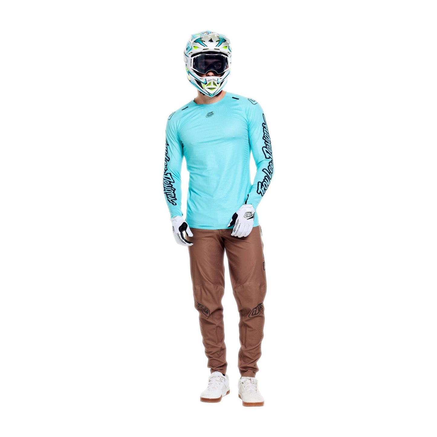 TROY LEE DESIGNS SPRINT ULTRA MONO Jersey Lange Mouw Turquoise