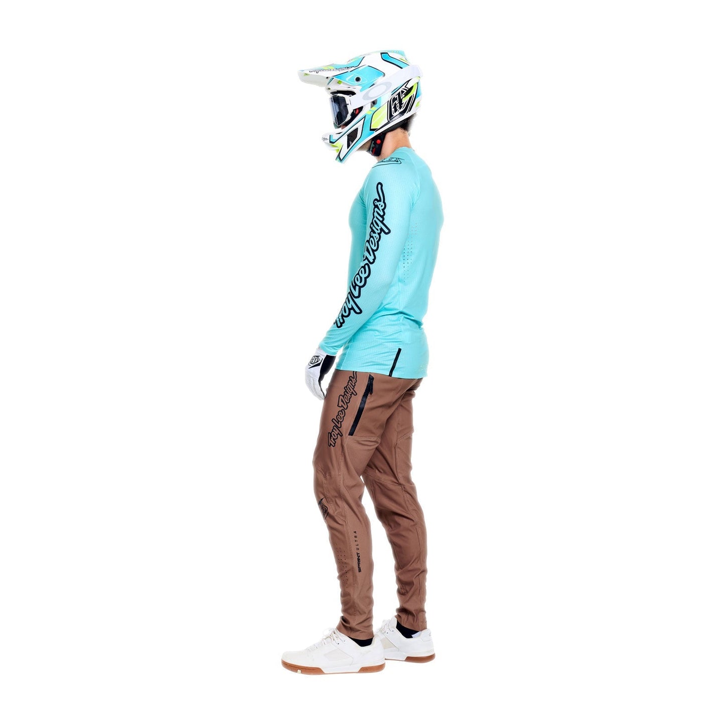 TROY LEE DESIGNS SPRINT ULTRA MONO Jersey Lange Mouw Turquoise