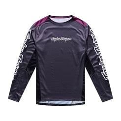 TROY LEE DESIGNS STAGE SIGNATURE Jersey Lange Mouw Koolstof