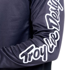 TROY LEE DESIGNS STAGE SIGNATURE Jersey Lange Mouw Koolstof