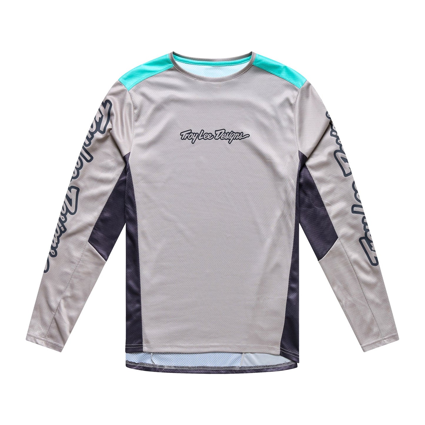 TROY LEE DESIGNS STAGE SIGNATURE Jersey Lange Mouw Grijs/Blauw