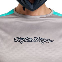 TROY LEE DESIGNS STAGE SIGNATURE Jersey Lange Mouw Lichtgrijs