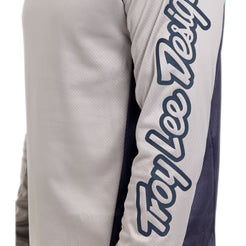 TROY LEE DESIGNS STAGE SIGNATURE Jersey Lange Mouw Lichtgrijs