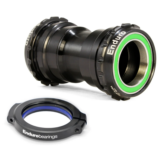 ENDURO LAGERS TorqTite PF30 trapas 30mm as Roestvrijstalen lagers Zwart