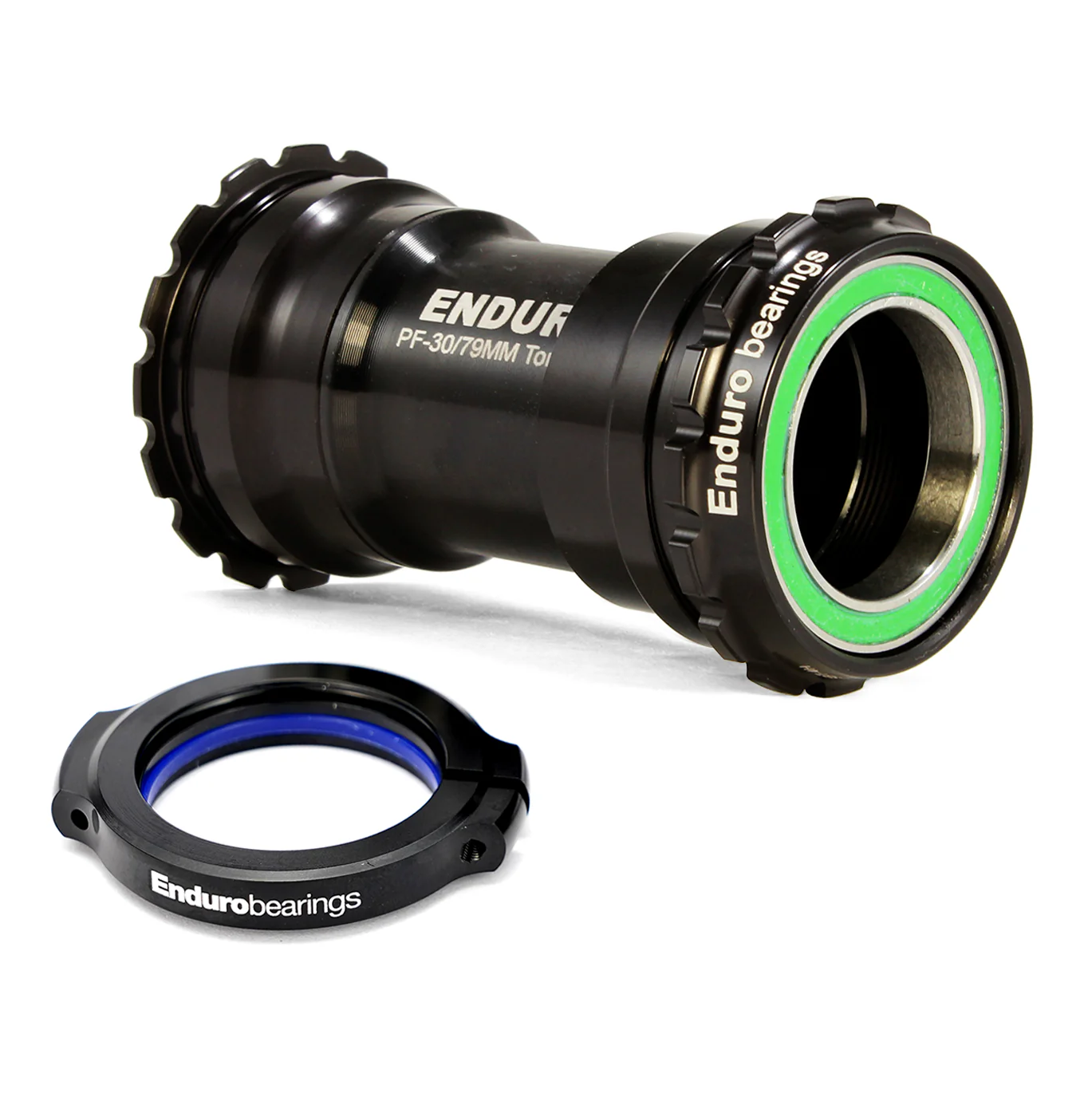 ENDURO LAGERS TorqTite BBright Trapas 30mm as Roestvrij staal Zwart