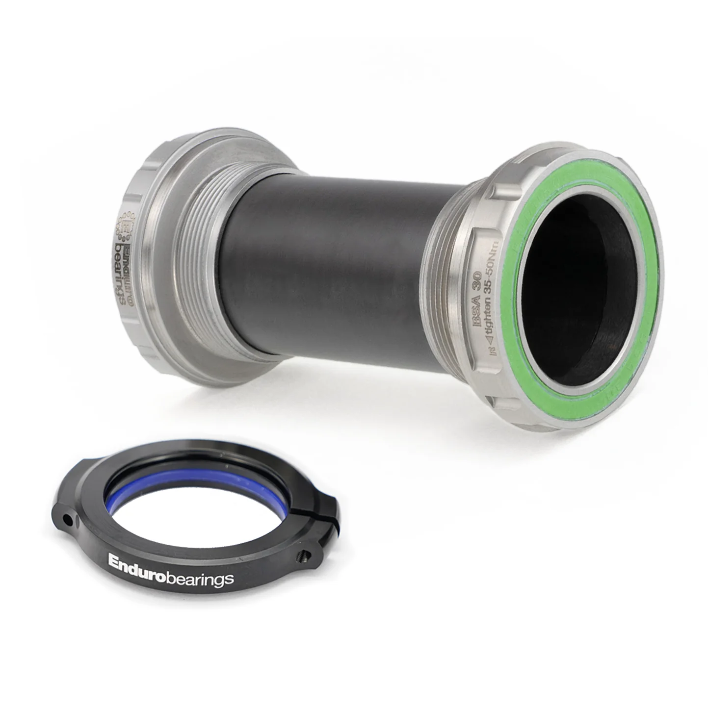 ENDURO LAGERS BSA 68/73mm trapas 30mm as Maxhit Geïntegreerd 440c Zilver
