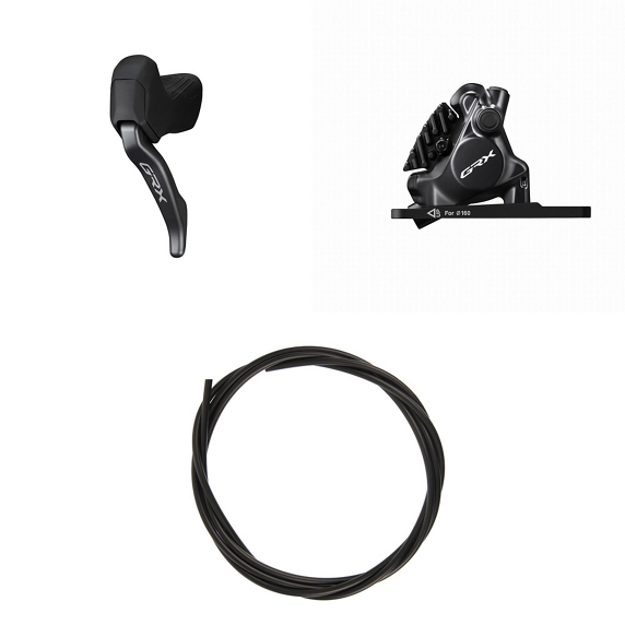 SHIMANO GRX RX825 Linkerhendel en voorremklauw