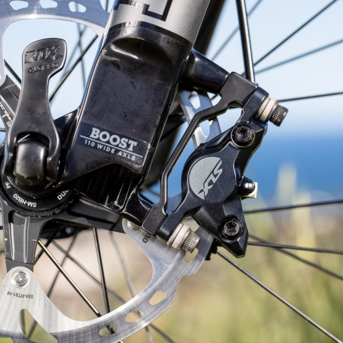 SHIMANO SLX M7100 grijze remklauw