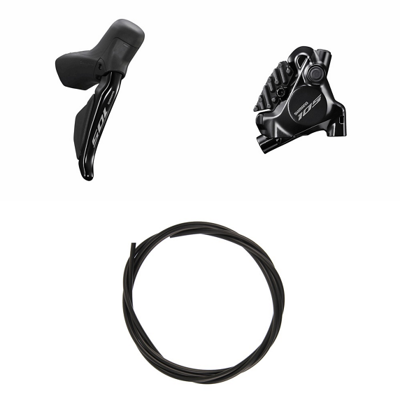 SHIMANO 105 R7170 12V platte montage rechte hendel en achterremklauw