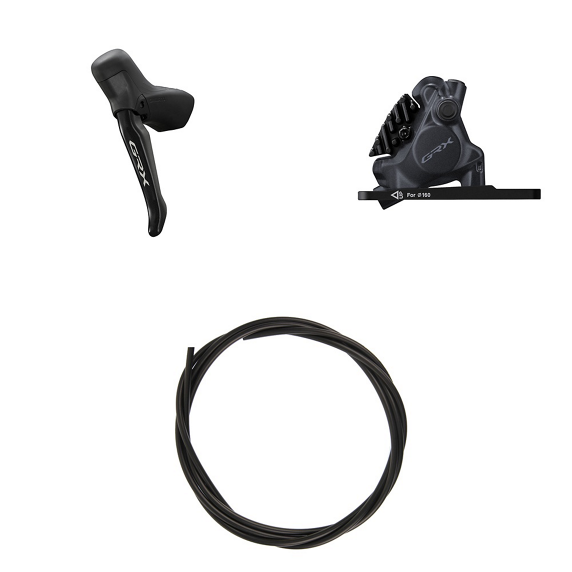 SHIMANO GRX 717 Mono linkerhendel en voorremklauw