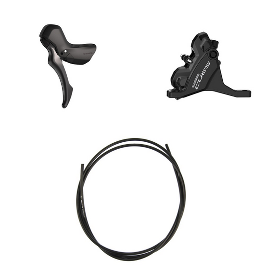 SHIMANO CUES U6030 Mono Flatmount niet-zichtbare linkerhendel en voorremklauw