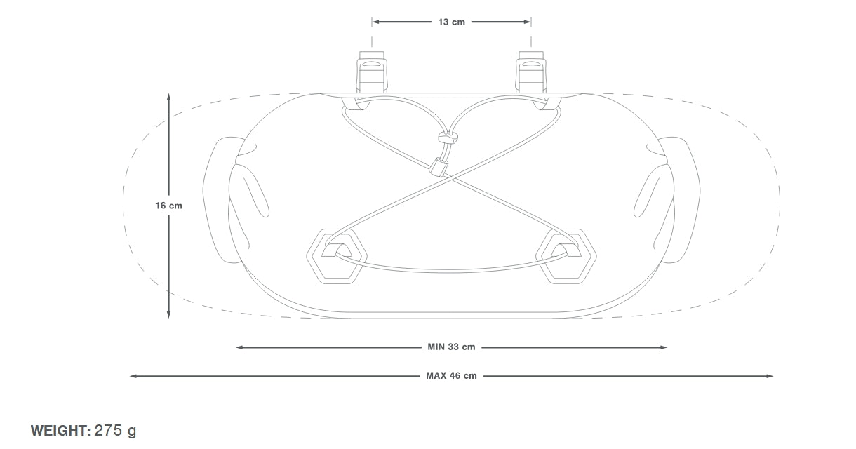 Stuurtas APIDURA EXPEDITION HANDLEBAR PACK 14 L Zwart