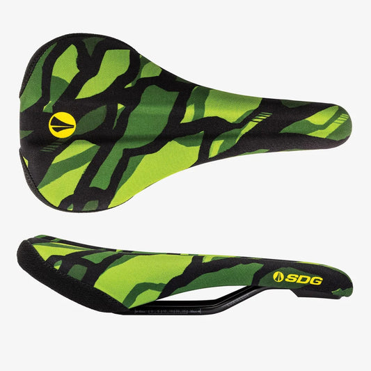 Zadel SDG BEL-AIR V3 TERRA FIRMA Rails Lux Alloy Camo Groen