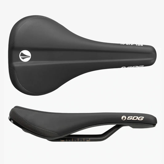 SDG BEL-AIR V3 Air Foam Rails stalen zadel Zwart
