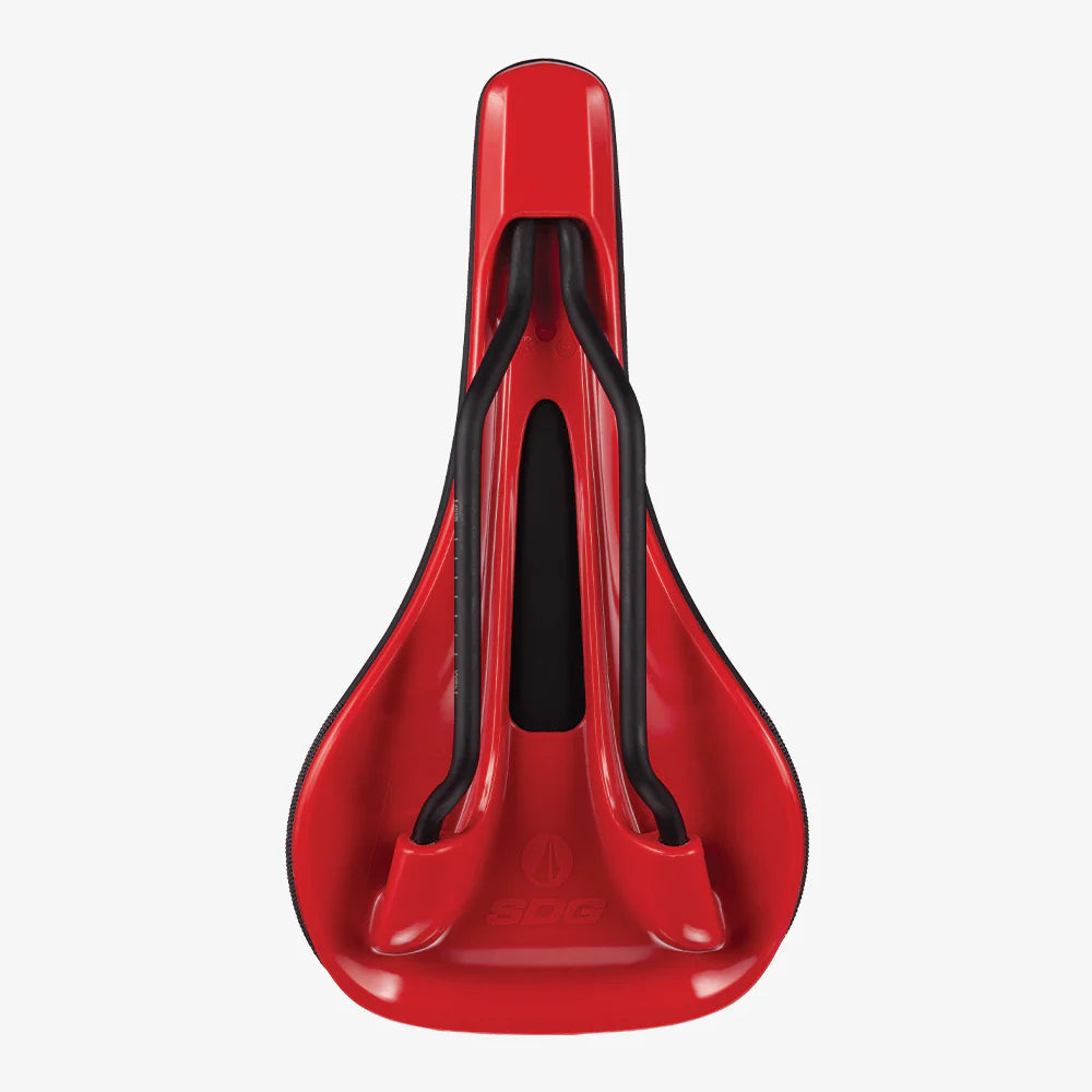 SDG BEL-AIR V3 Rails Lux Lichtmetalen zadel Zwart/Rood