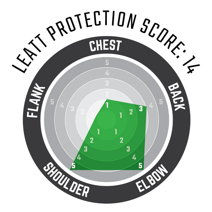 LEATT REAFLEX STEALTH Beschermingsvest Zwart