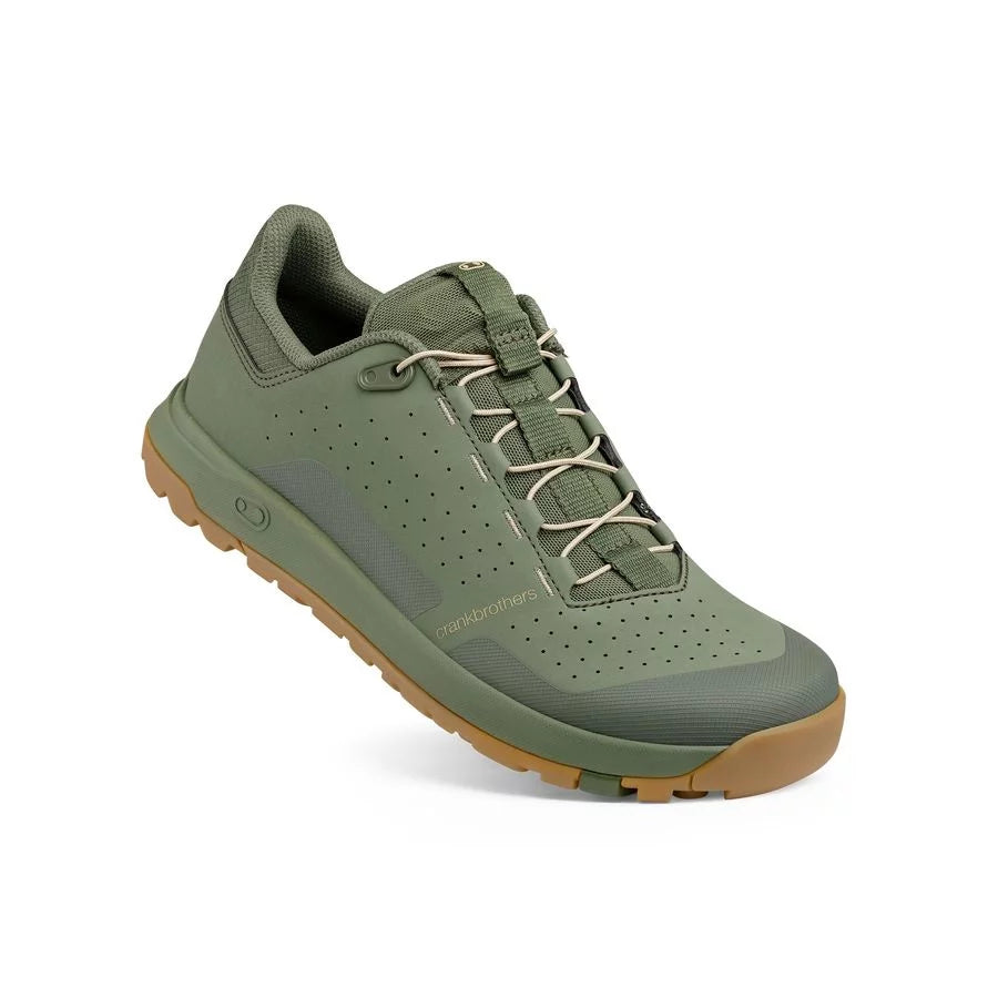 CRANKBROTHERS STAMP TRAIL SPEED LACE MTB Schoenen Groen/Zand/Gum