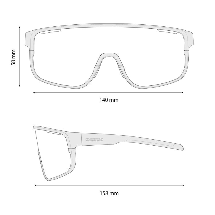 SHIMANO PULSAR 3 Ivory bril Grijs meekleurend glas