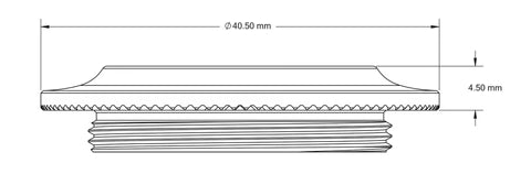 WOLF TOOTH Centerlock-moer (inwendig), goudkleurig