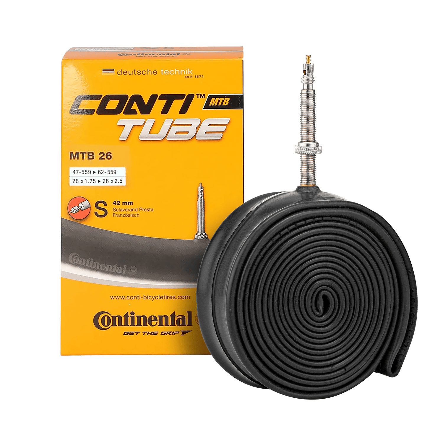 CONTINENTAL 26x1.75-2.5 Presta 42mm binnenband