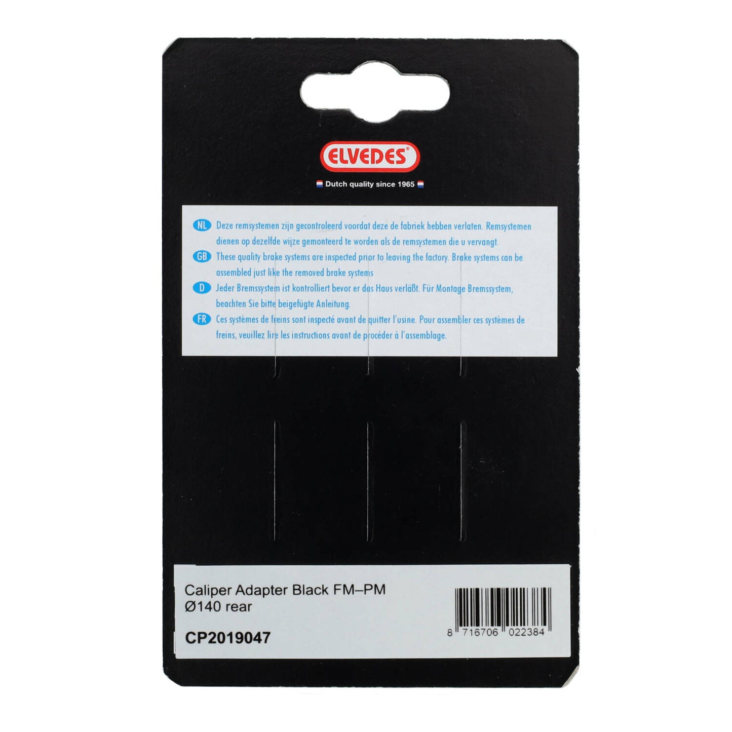 ELVEDES FM/PM 140m Achterbeugel Adapter