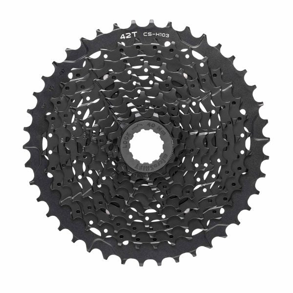 MICROSHIFT XLE 10V cassette Zwart